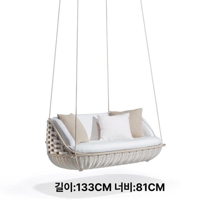 실내외 발코니 정원용 이중 그네의자 흔들의자 스윙체어, 현재가 1,226,300원