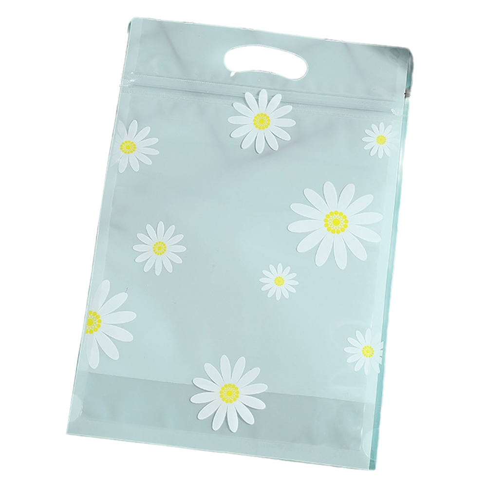 만들하비 귀여운 디자인 지퍼백 손잡이 포장 봉투 데이지, 50개 9,500원