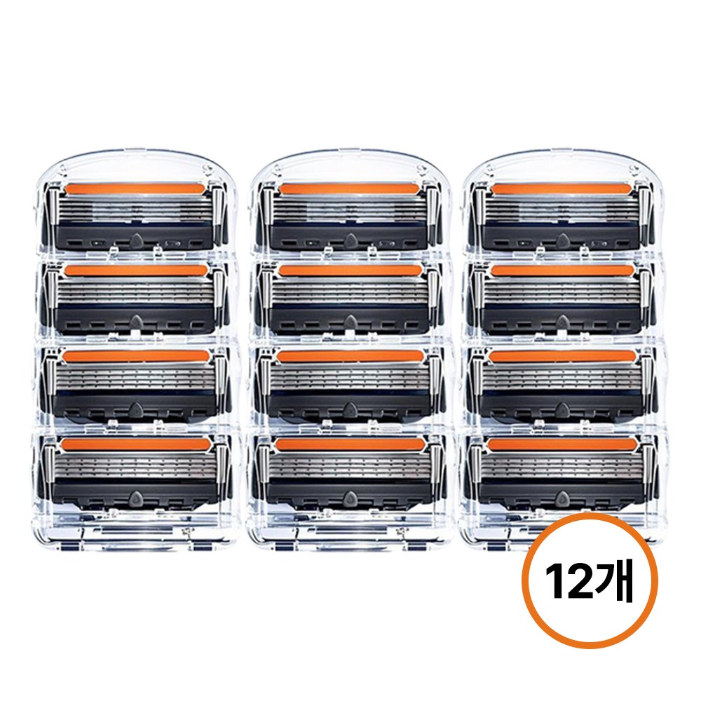 질레트 호환 퓨전 파워 프로글라이드 5중 면도날, 1세트, 12개입 8,050원