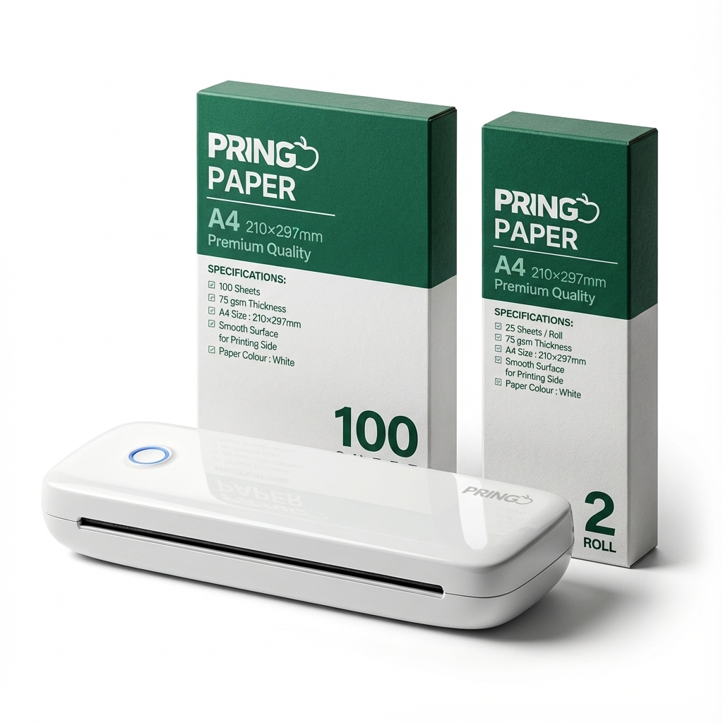 [휴대용 AI 감열 프린터세트] 블루투스 핸드폰 무선 오답노트 프린터기 프린트기 가정용, 1세트, 프린터기 풀세트 1번 169,900원