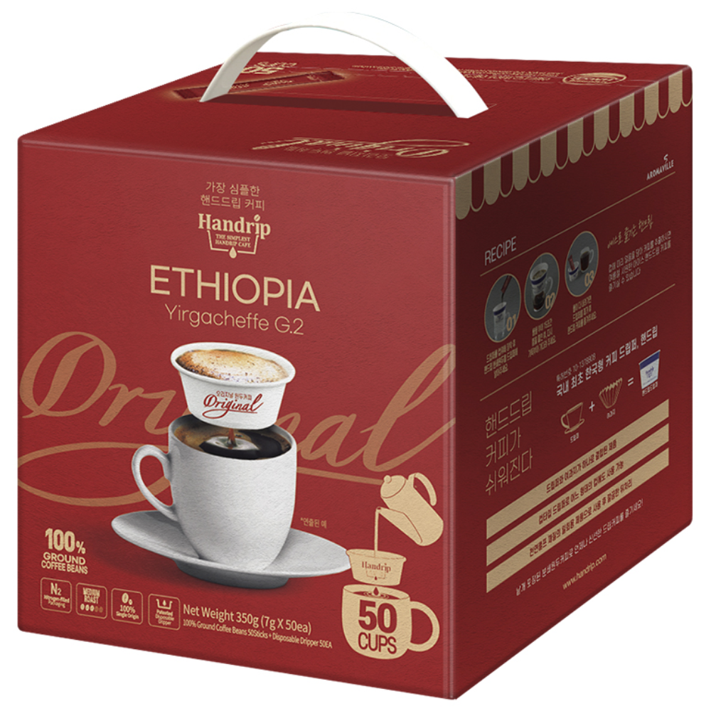 핸드립 에티오피아 예가체프 G2 드립백 커피, 7g, 50개입, 1개 28,300원
