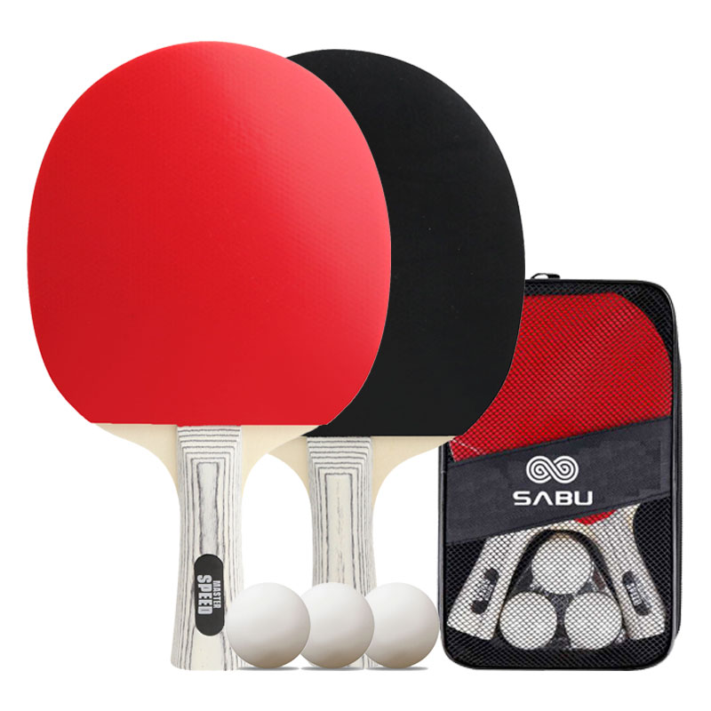 [ 라켓2p+공3p+가방 ] SABU 카본 탁구라켓 입문용 쉐이크 핸드 12,900원