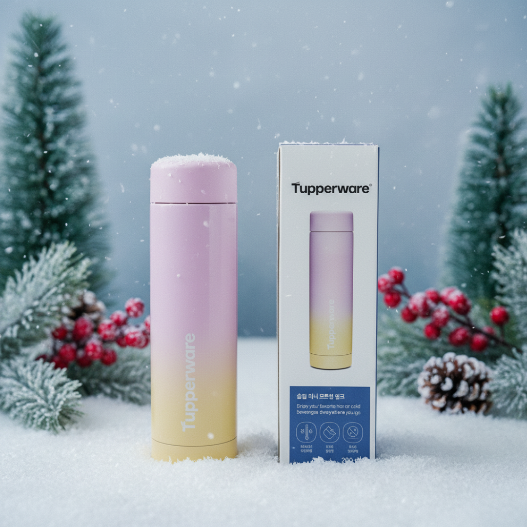 타파웨어 미니슬림 한 손에 쏙 잡히는 보온병 텀블러, 1개, 180ml, 핑크 22,900원