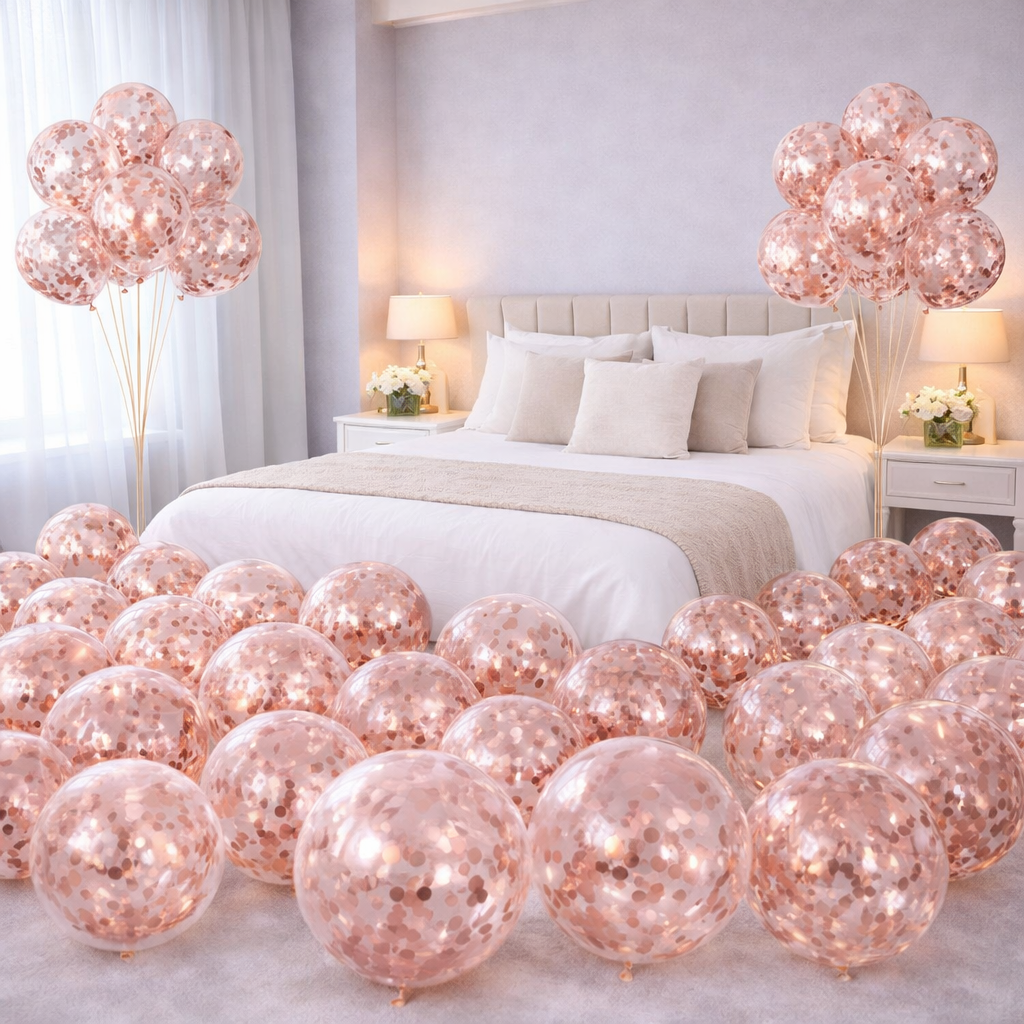 팡파티 파티풍선, 핑크스팽글, 50개, 현재가 5,600원