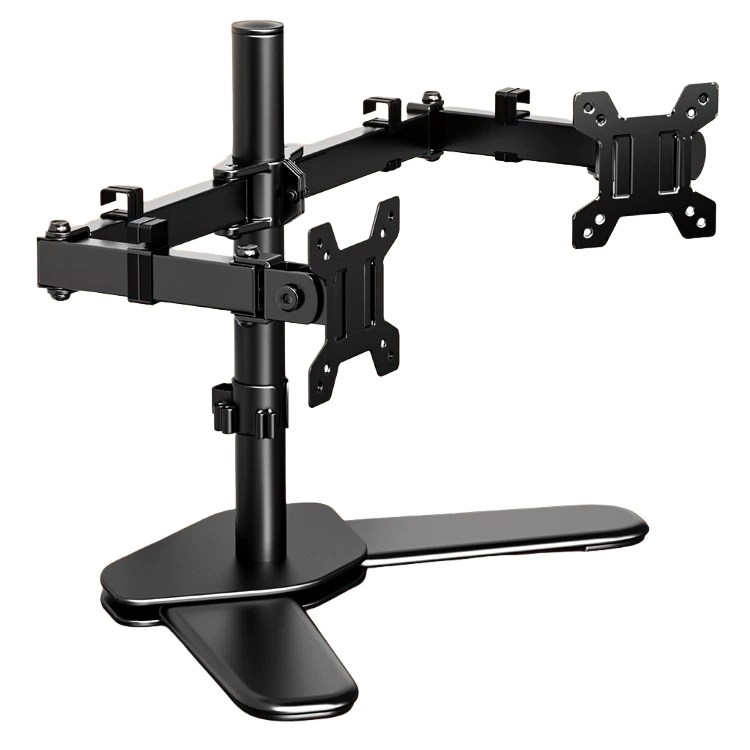 Arsjuo 무타공 설치 듀얼모니터암  다각도 조절 모니터암 +케이블 정리 홀더 39,980원