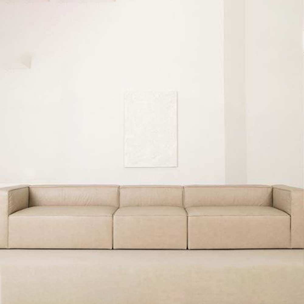 [가죽소파] Y3-19 이태리 내추럴 통가죽 천연면피 소가죽소파(전체가죽) 3인용 4인용 모듈쇼파 3,863,000원