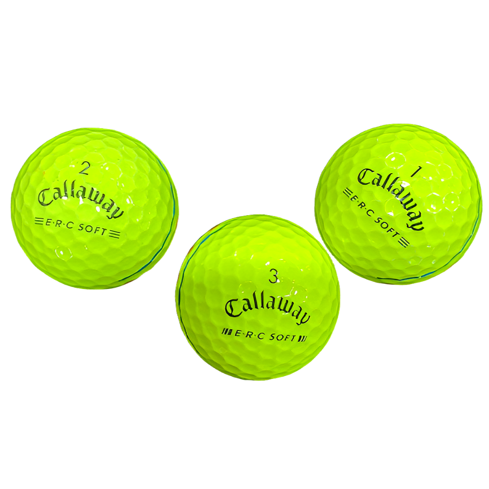 [피스골프마켓] 프리미엄 로스트볼! 캘러웨이 크롬 소프트 트리플 트랙 4피스 A +급 , 최상급 상태 로스트볼, 26개, 1개, 26개입, 옐로우 A +급 49,400원