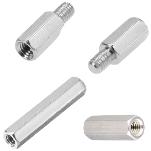 굿나잇몰 지지대볼트 너트 황동 M3 M4 육각 스페이서 연결 관통 모니터암 브라켓연장 PCB기판 서포트 소량 낱개 개당 판매, 1개 230원