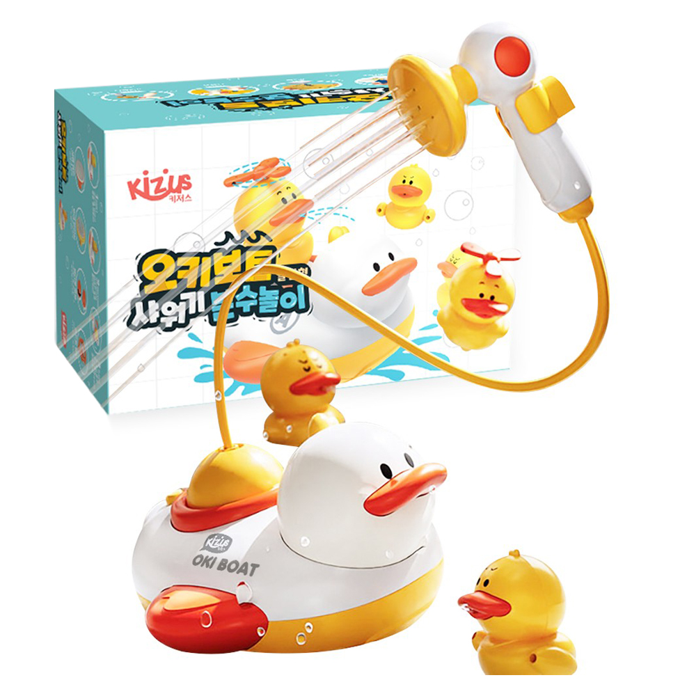 키저스 오키보트 샤워기 분수놀이 목욕놀이완구, 혼합색상, 1세트 14,900원