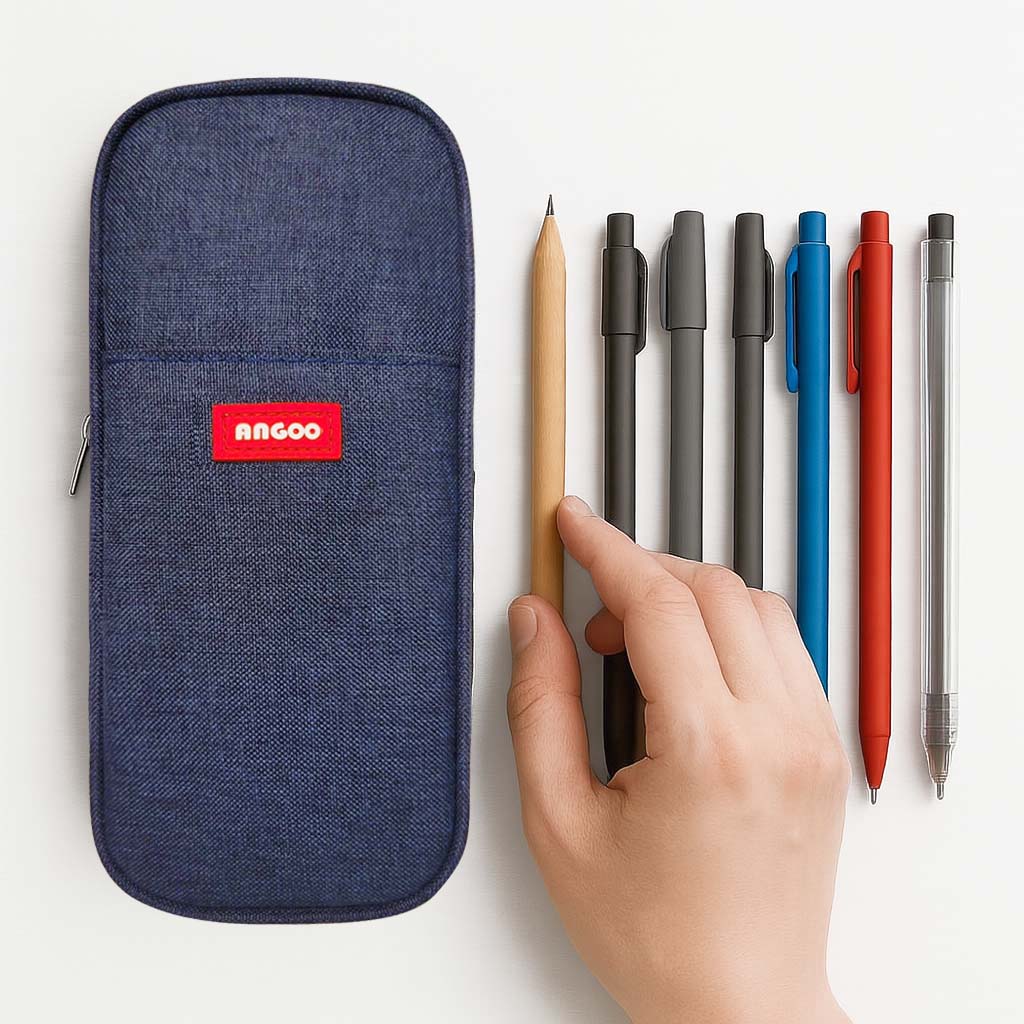 마켓제이영 튼튼하고 넉넉한수납 감성 캔버스 필통 13,900원