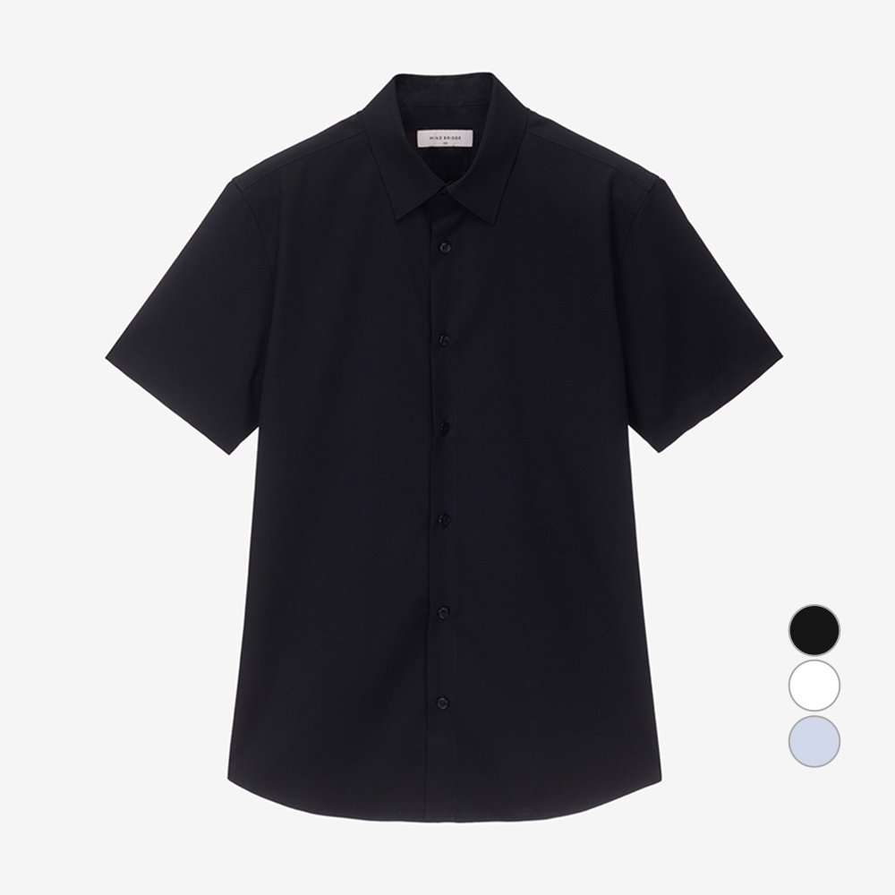 마인드브릿지 남성용 이지케어 구김없는 스판 솔리드 반팔 세미 드레스 셔츠 MADS31C0 29,900원