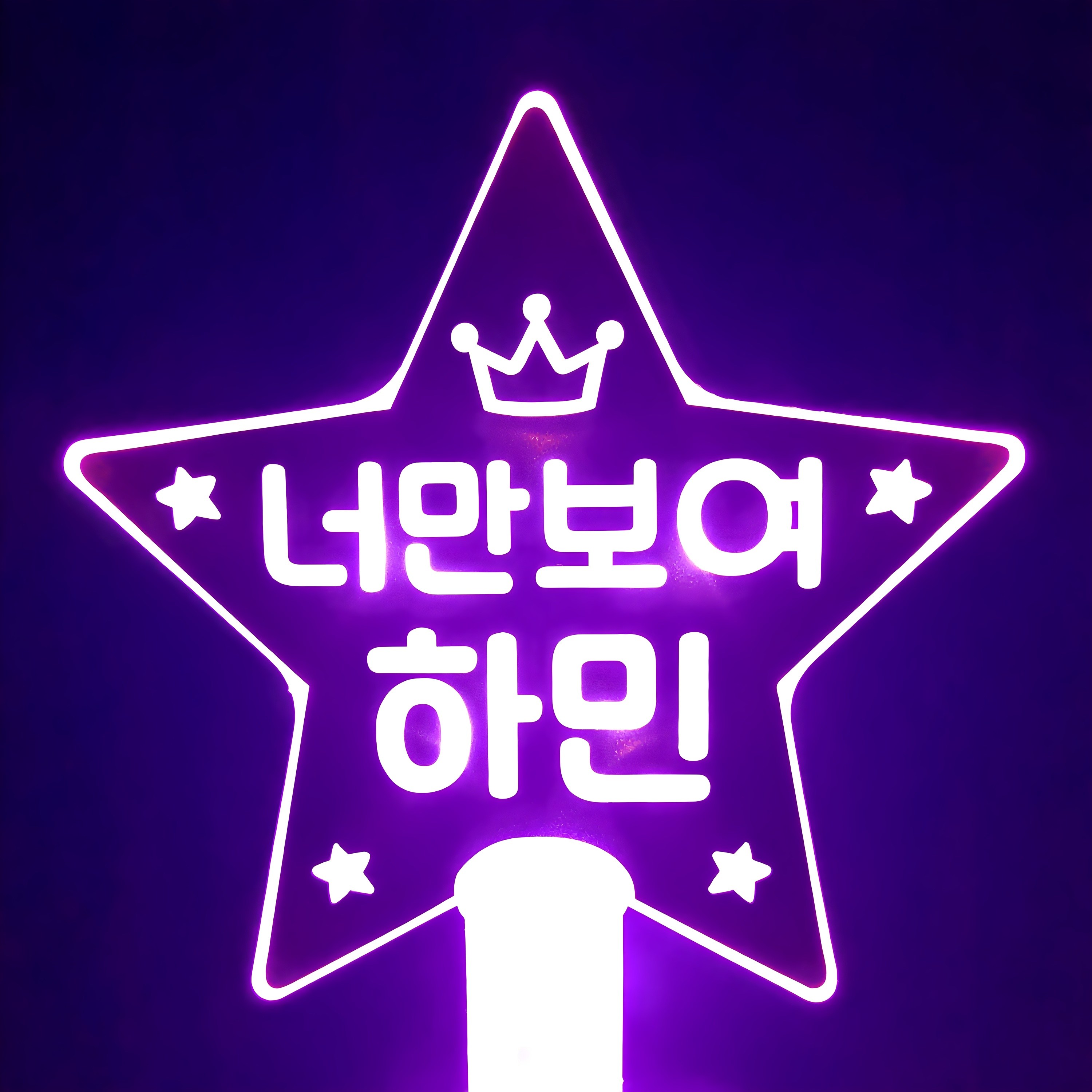 네임플러스 네플 [별봉] LED응원봉 재롱잔치 학예회 콘서트 응원피켓 주문제작, 별봉-핑크, 1개 9,900원