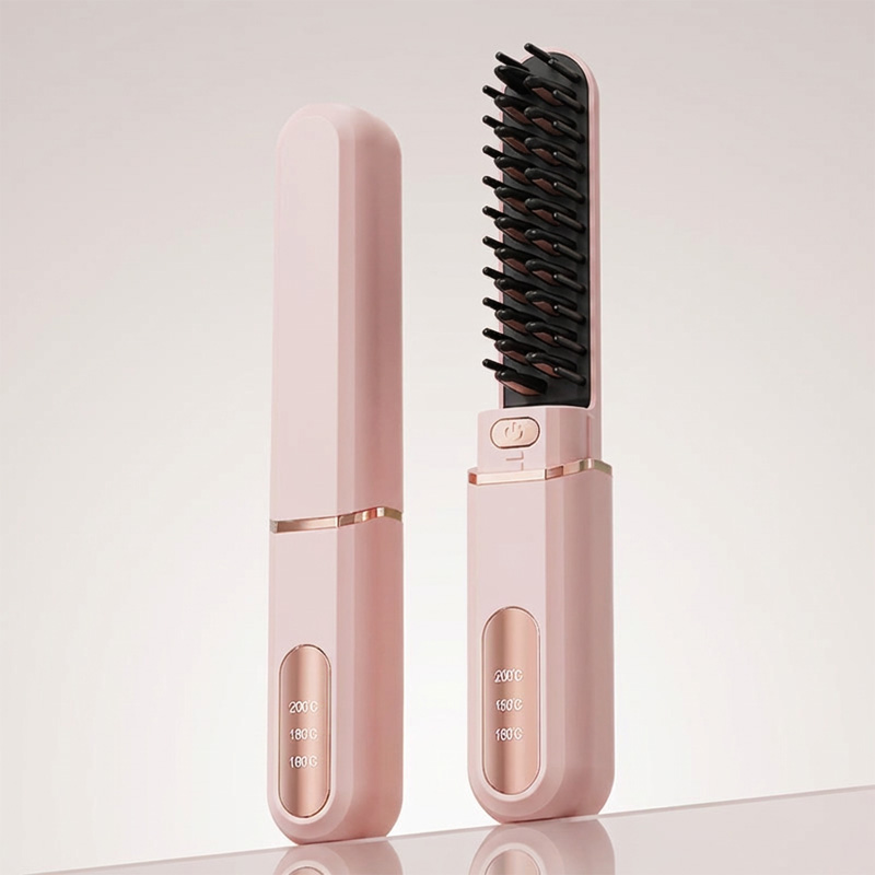 무선 빗 고데기 음이온 브러쉬 헤어 3단계 온도조절 매직기 휴대용 빗고데기 12,080원