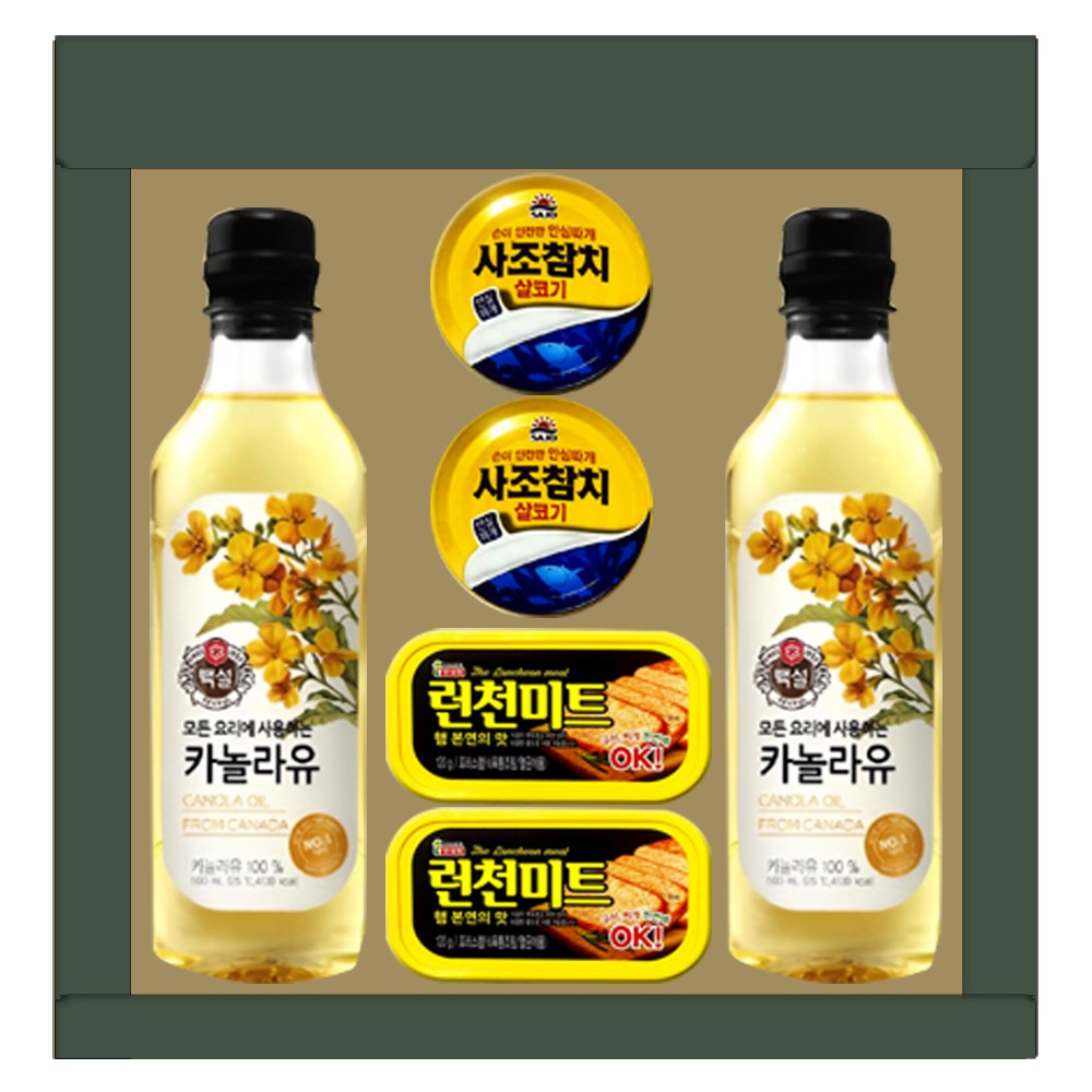 해표 백설 종합6호 설 명절 참치세트 캔햄 통조림 런천미트 115,000원