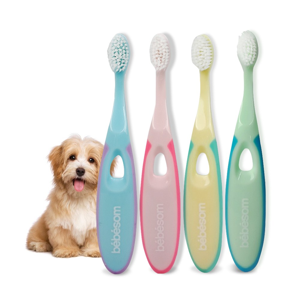베베솜 논슬립 미세모 강아지 칫솔 4개 9,810원