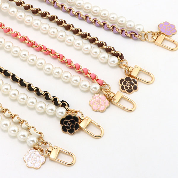 2개세트 골드로즈 진주체인 핸드폰줄 로프스트랩 핸드폰스트랩 키홀더 비즈핸즈폰줄 10,980원