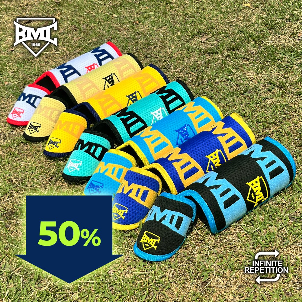 [BMC] 무한 성형 타자 풋가드 더블 PSG-LF/RF, 1개, YELLOW/NAVY 39,500원