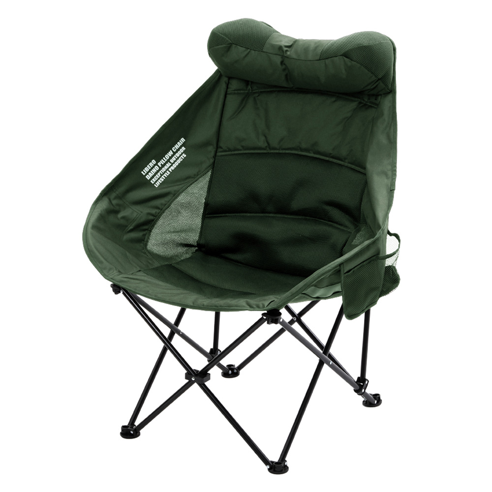 LIBERO 다이노 필로우 캠핑 쿠션 체어, 올리브, 1개 37,870원