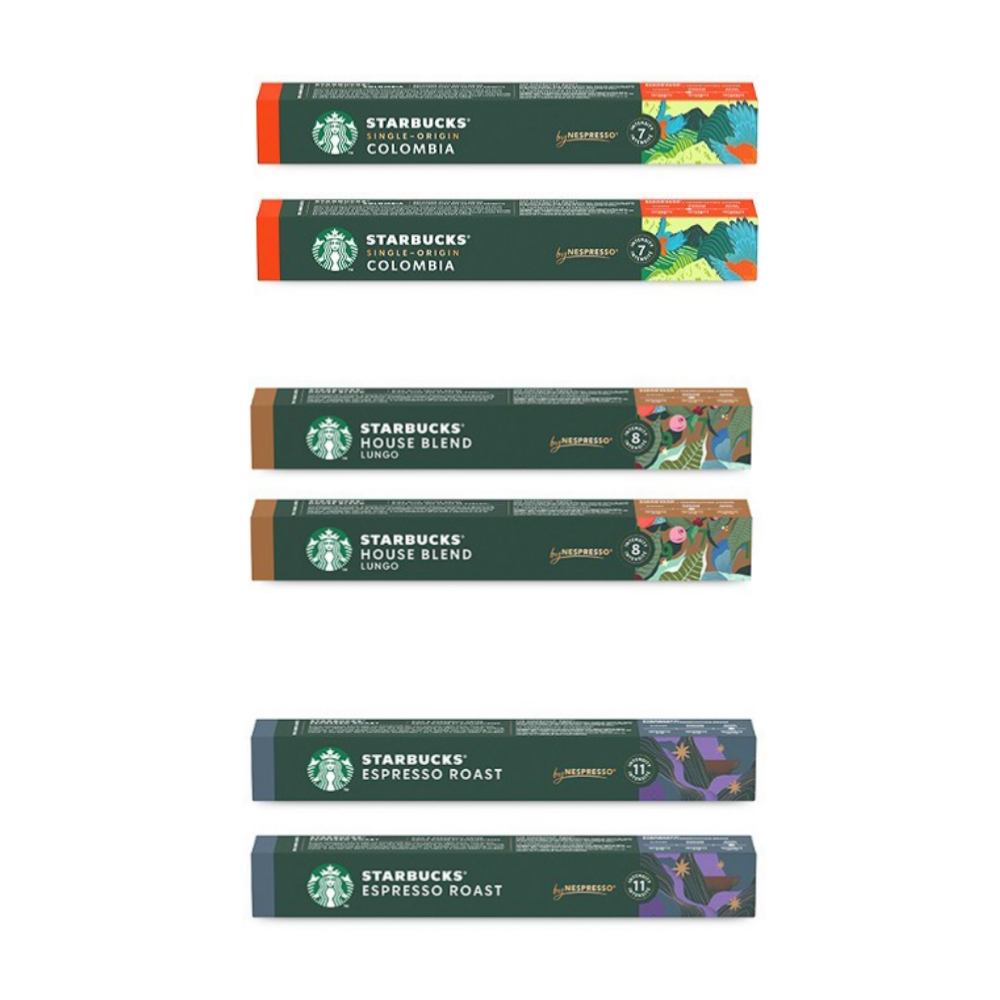 네스프레소 스타벅스 3종류 캡슐커피, 6개, 10개입, 5.7mg 57,250원