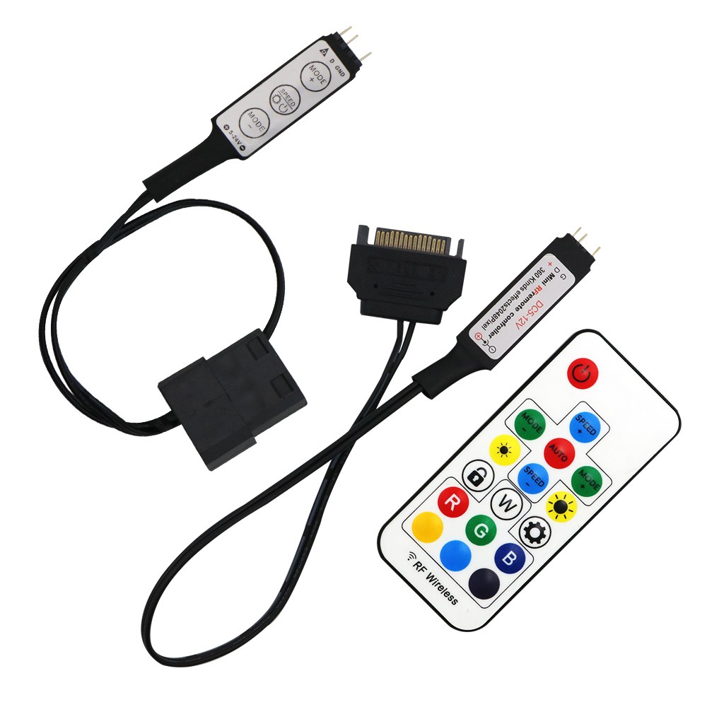 컴튜 컴퓨터 12V / 5V 유무선 RGB LED 컨트롤러 4,500원