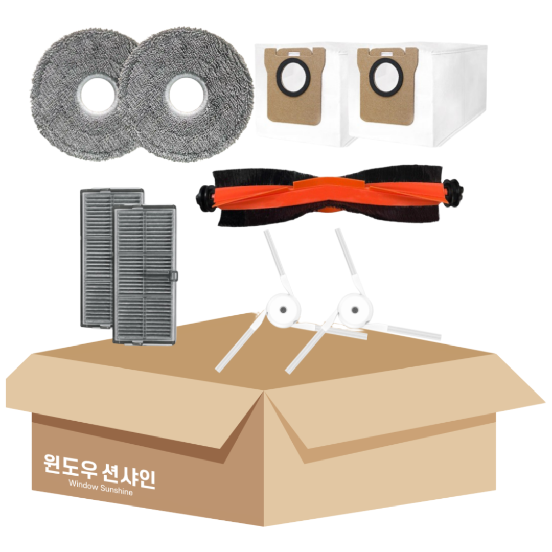 비브랜드 샤오미 미지아 M40 D110CN 로봇청소기 호환용 소모품 걸레 더스트백 필터 메인 사이드 브러시 기프트팩 19,800원