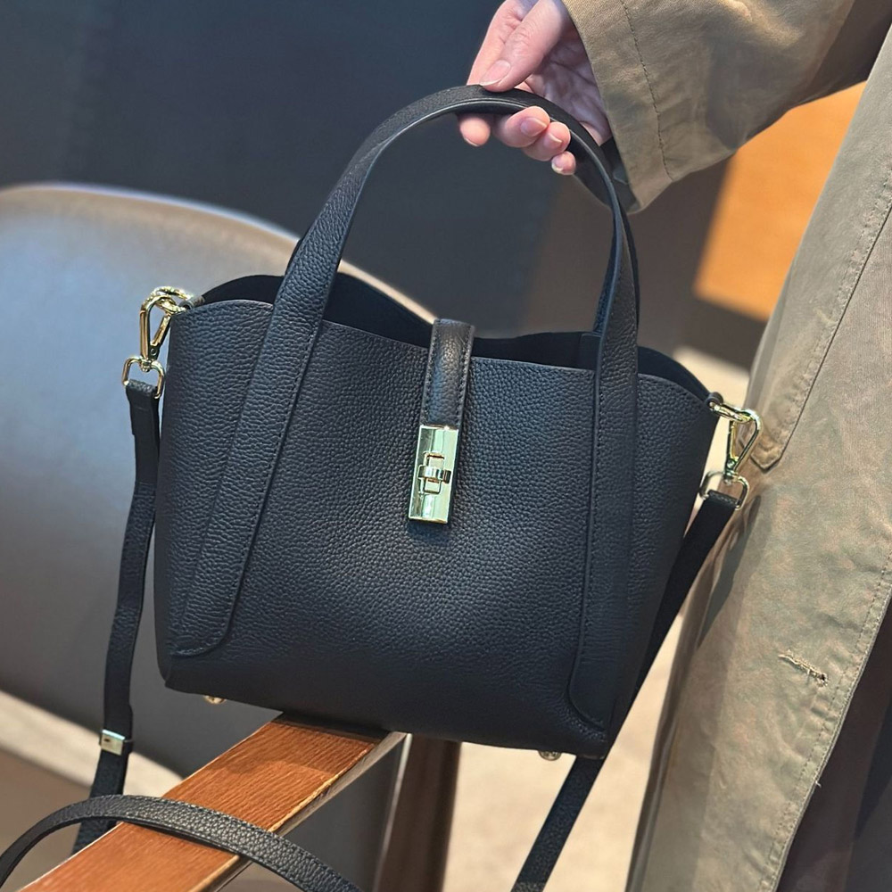 끄레앙 소가죽 미니 토트 핸드백 + 이너백 세트 L8820 69,900원