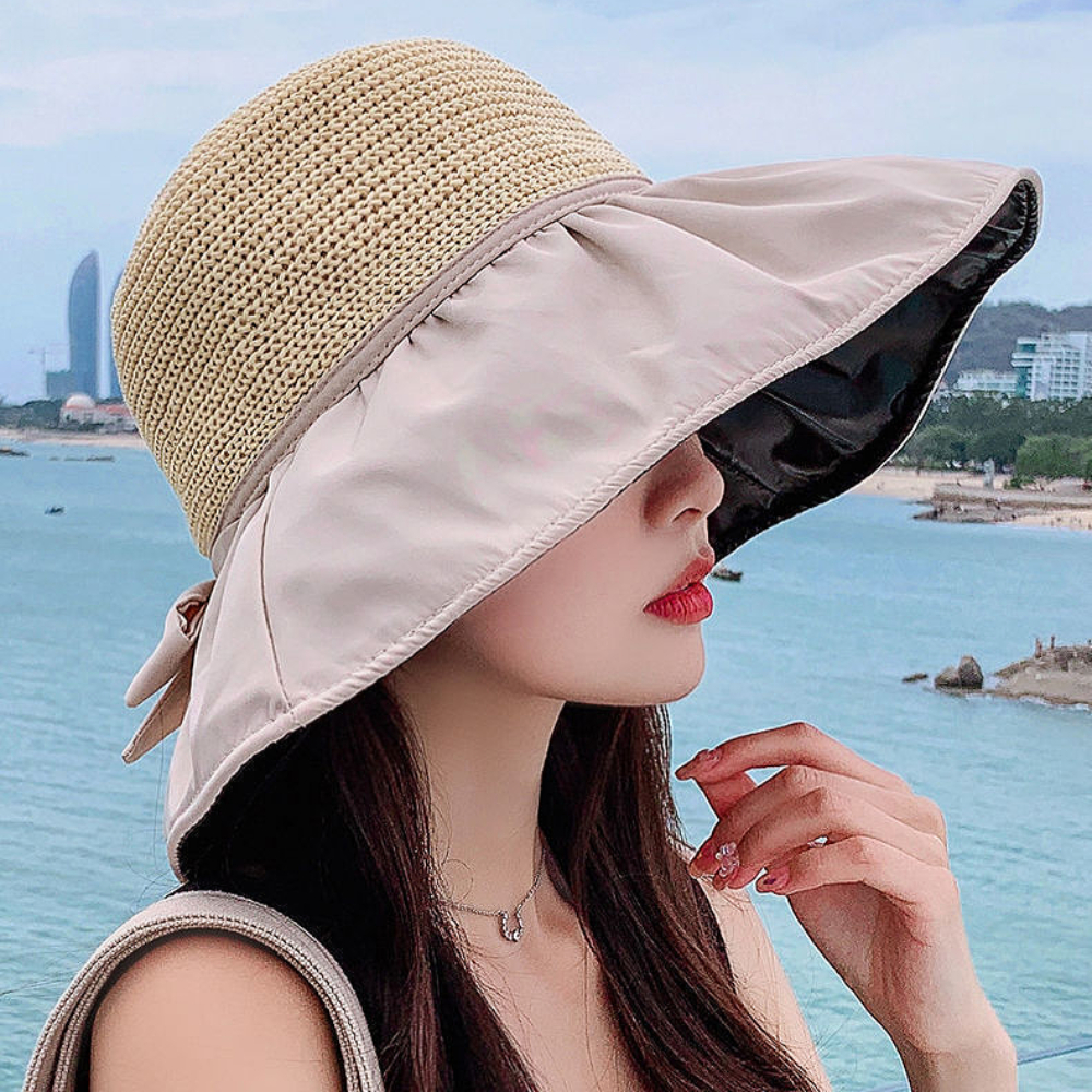 해피제이 챙넓은 밀짚 모자 5,900원