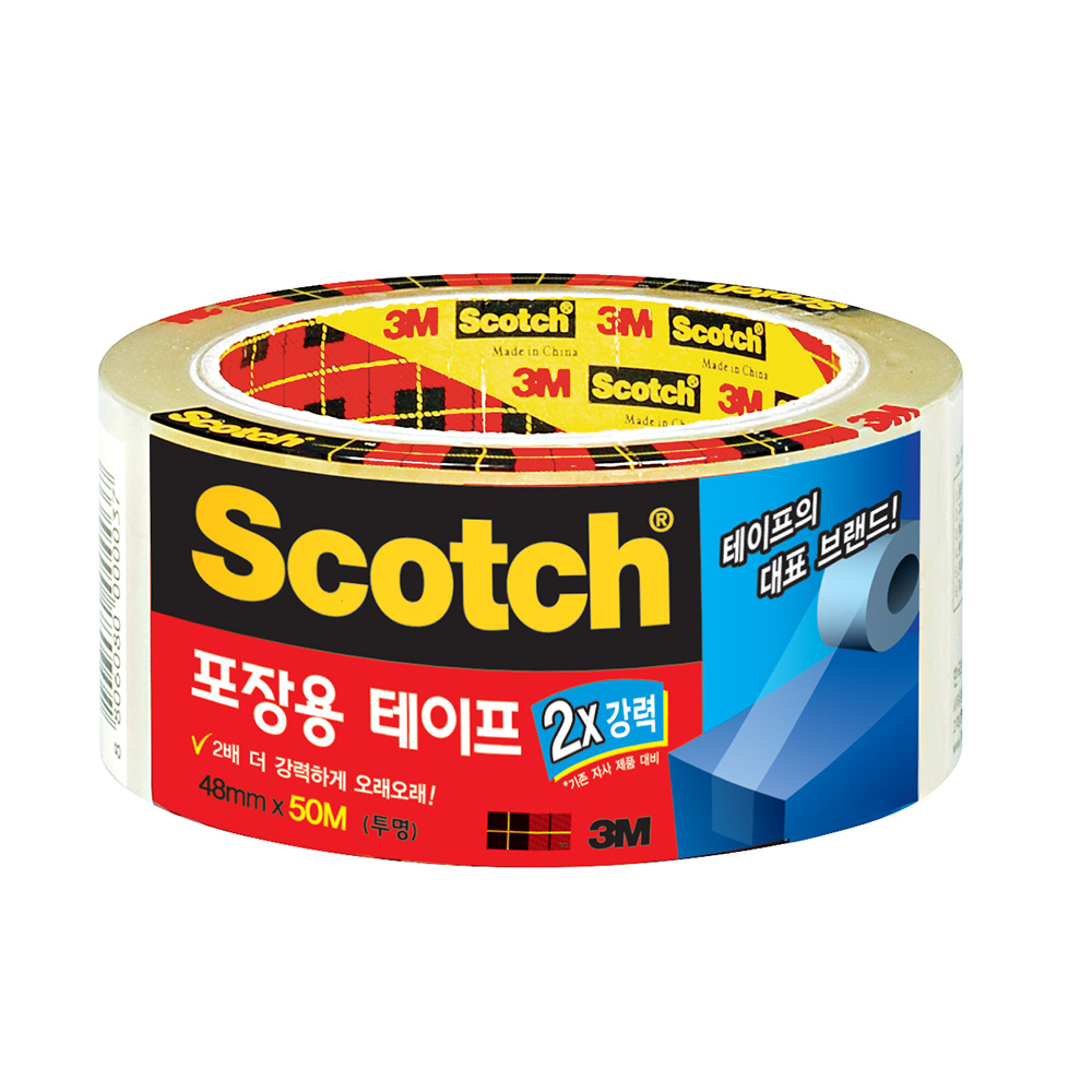 3M OPP 박스 포장용 테이프 3615-1 투명 반투명 택배 강력 유리 PVC 테이프 3,120원