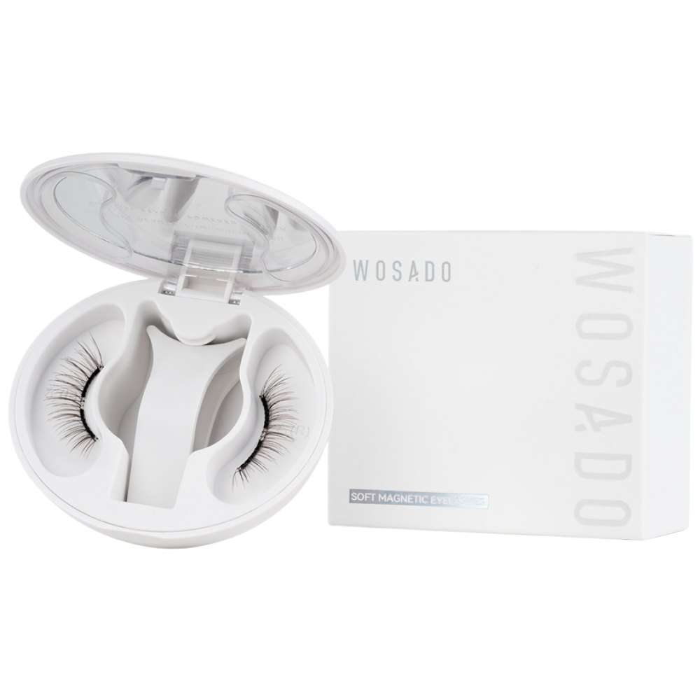 WOSADO N0.2 마그네틱 인조속눈썹 일체형 수납 설계2in1 R-SLM 연자성 기술 고급 노글루 속눈썹 실키 브라운, 1개, N0.2 실키 브라운 45,800원