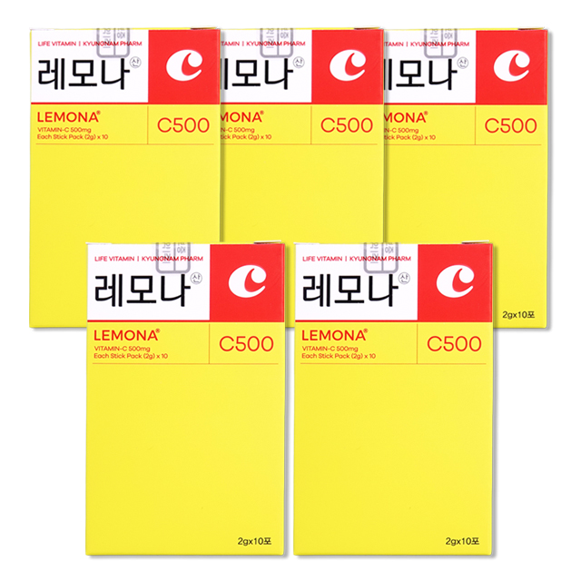 레모나산 비타민C 500mg 10P, 20g, 5세트 15,500원