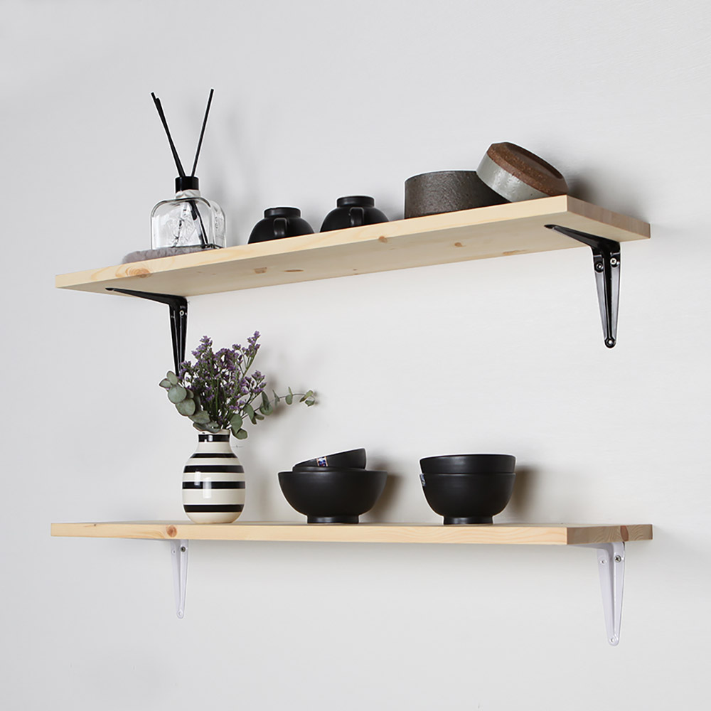원목 까치발 벽걸이선반 나무 벽선반 12,200원