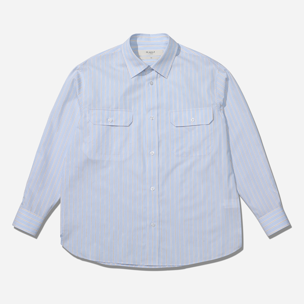 플라즈 티아이포맨 남성용 스트라이프 오버사이즈 셔츠 M234CSH151M 57,700원