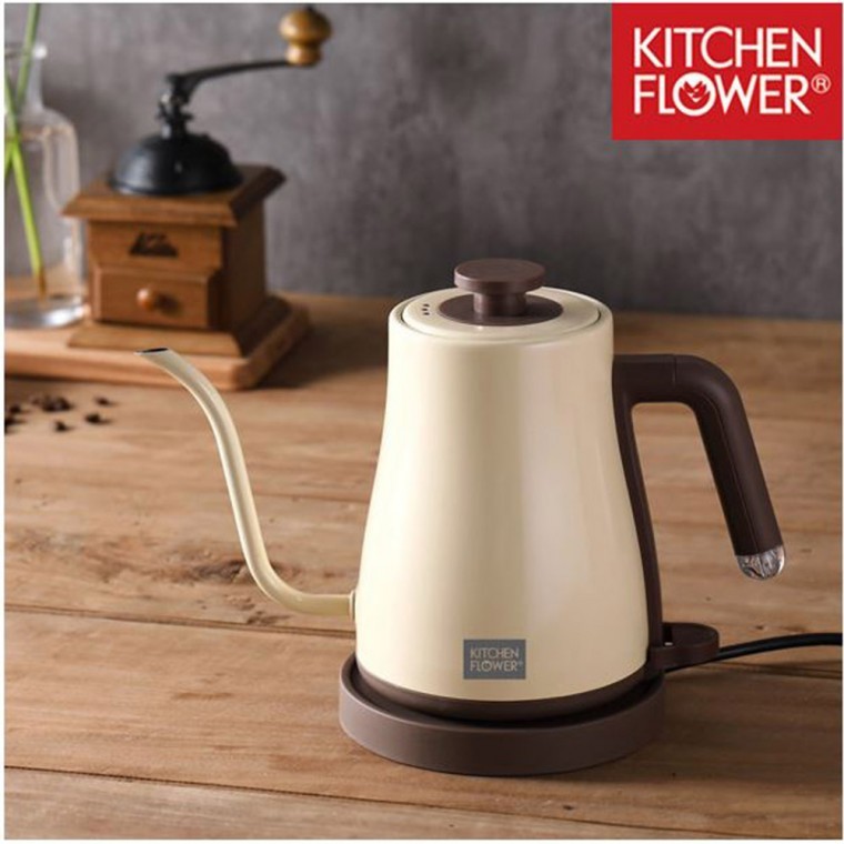 키친플라워DJD120/1.2L 뉴트로 전기 드립포트 무선 주전자 핸드드립 차포트 커피포트 38,630원