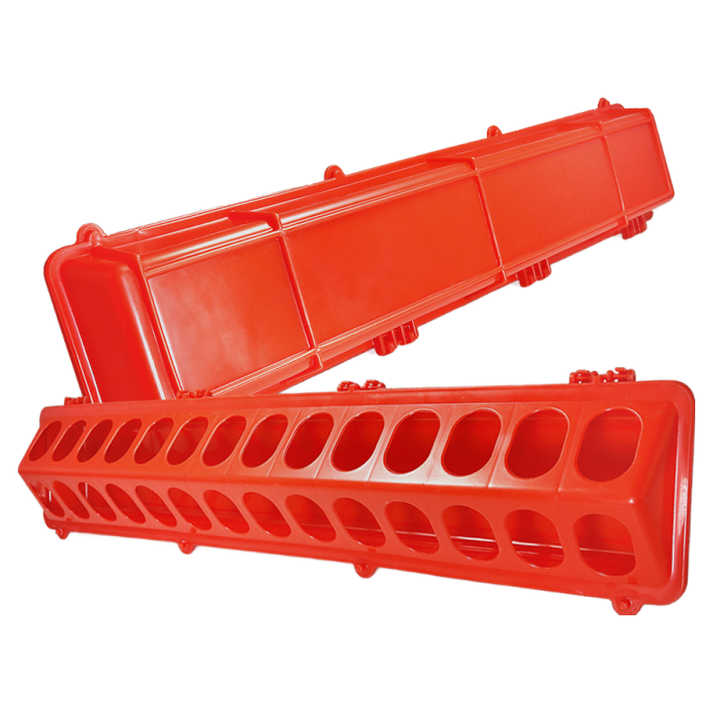 숲인더시티 닭 모이통 닭장 사료통, 2개, 레드 14,900원