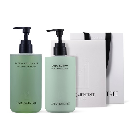 캄모멘트리 청귤 셔버트 여드름 바디워시&쿨링 수분 바디로션 세트 (500ml/450ml) 81,840원