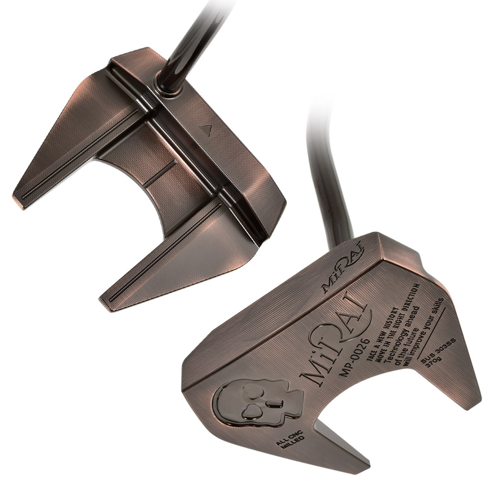 미라이 골프 더블밴드 황동 말렛 퍼터 MP-0026 CNC밀링 350,000원