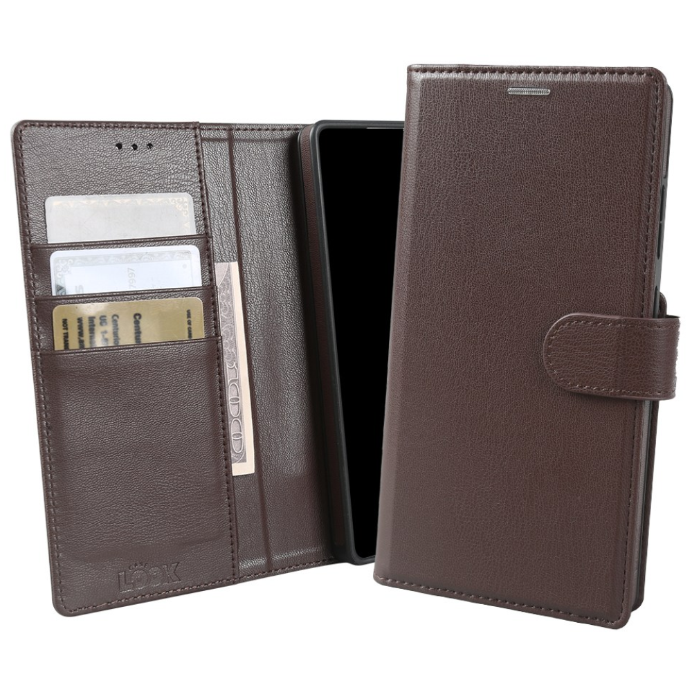 케이스룩 갤럭시 다이어리 분리형 프리미엄 브라운 고급 가죽 카드 지갑 맥세이프 케이스 27,900원