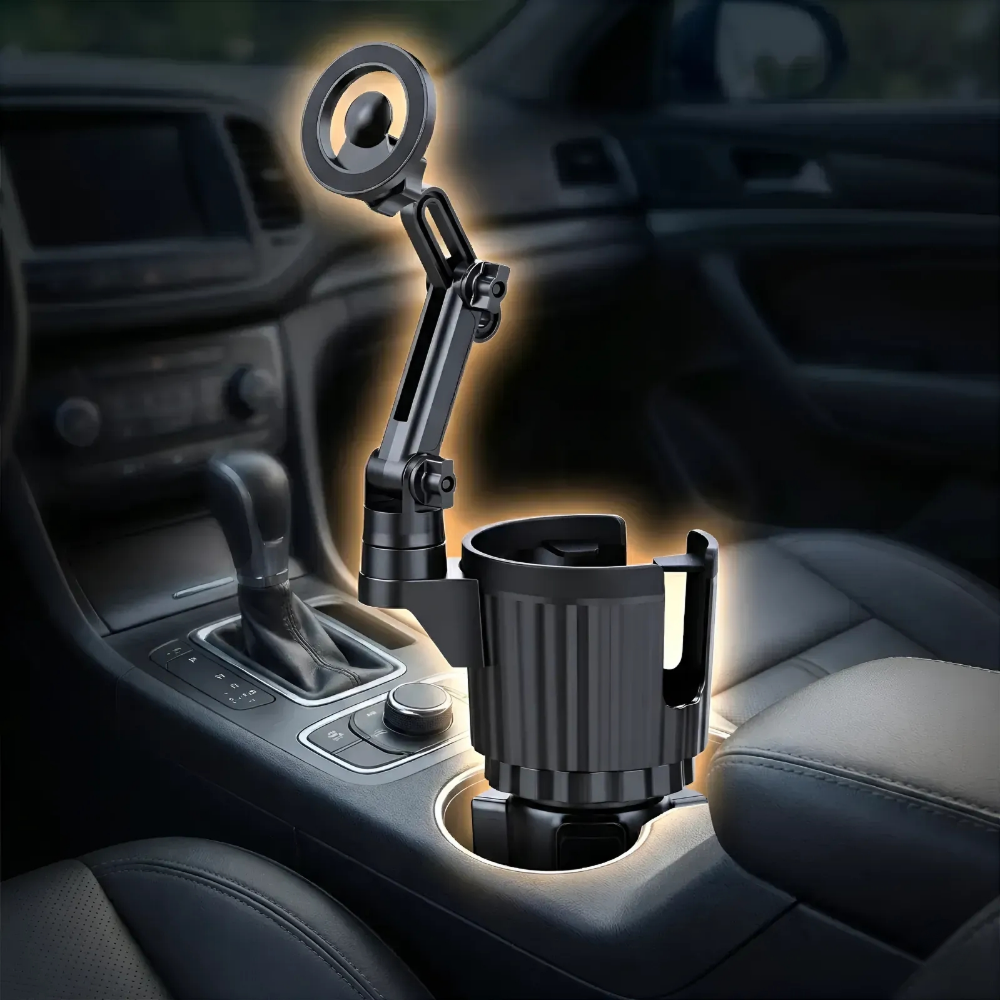 플로안느 맥세이프 컵홀더 휴대폰 태블릿 거치대 강력자력, 1개, 블랙, 단일상품 29,300원