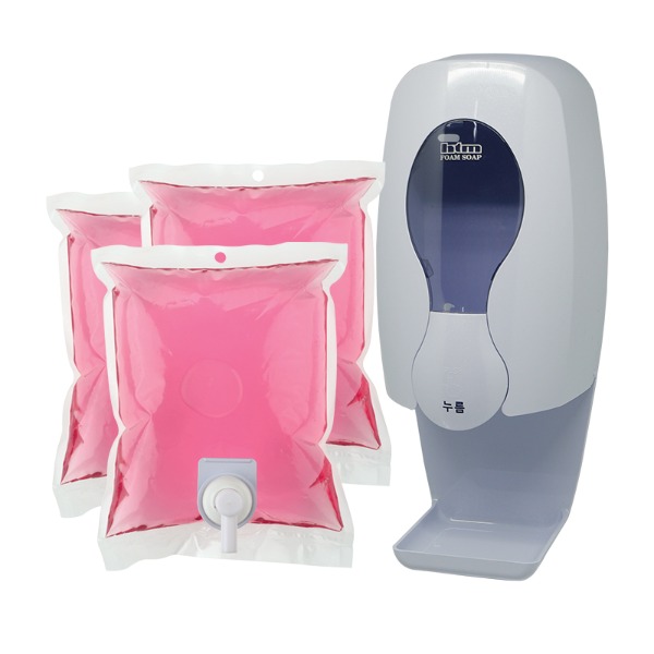 팩 거품비누 핸드워시 800ml X8팩+디스펜서1개 1회용 88,270원