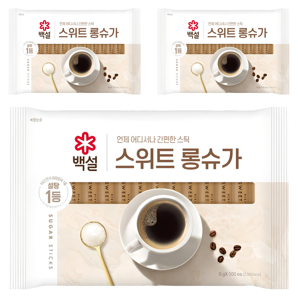 백설 스위트 롱슈가 하얀설탕 6,380원