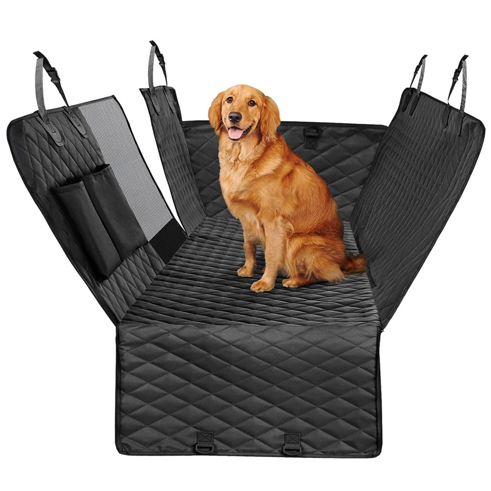 레모토 강아지 카시트 뒷좌석 풀커버 보호매트 2인용, 1개, 블랙 29,400원