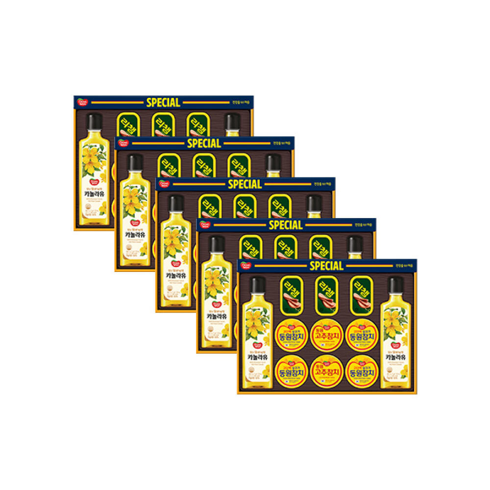 동원 스페셜 O-87호 선물세트, 부직포백 증정, 5개 1박스 191,400원