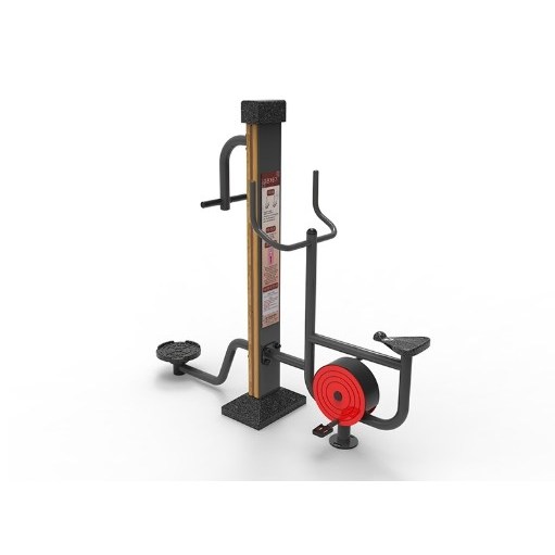 월드스포츠산업 야외운동기구 복합헬스머신 허리돌리기 자전거타기 WDJ-7067, 1개 4,126,880원