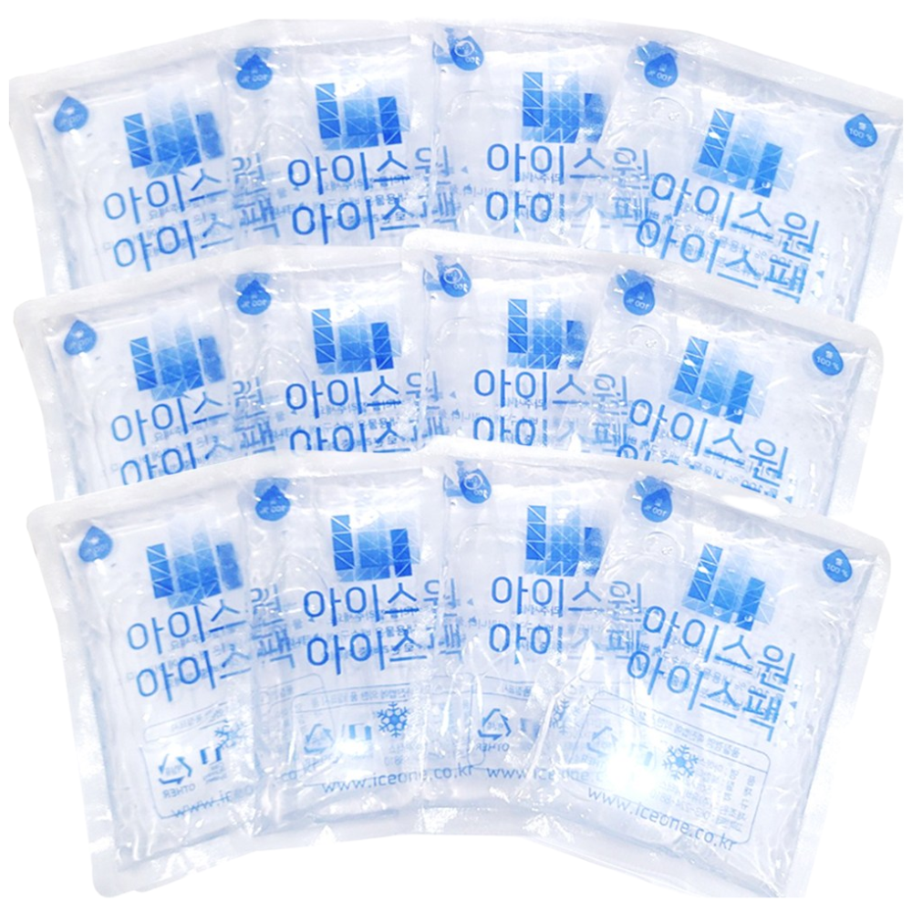 아이스원 워터아이스팩 물아이스팩 택배용 휴대용 아이스팩 완제품 icepack 얼음팩 15x20 54개, 54개, 1세트 10,500원