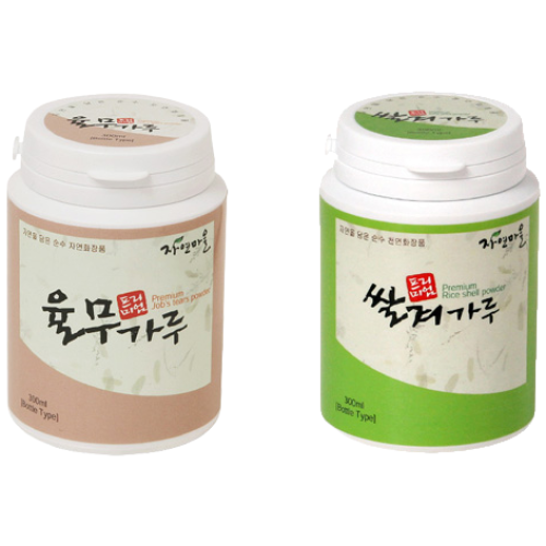 자연마을 곡물팩 BEST 제품 2종 set A (쌀겨가루+율무가루)(10%할인), 1개 19,400원