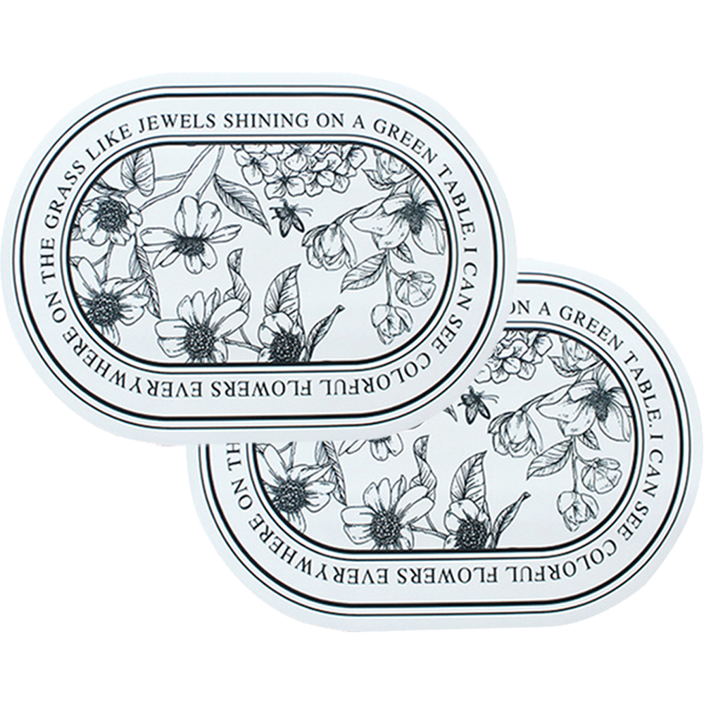 디씨네트워크 빨아서 쓰는 욕실 주방 규조토 발매트 북유럽 꽃타원 M 11,000원