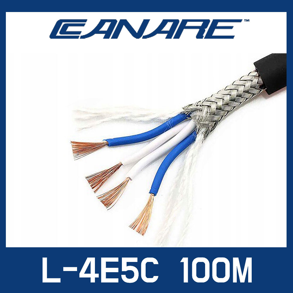 카나레 L-4E5C 100m 까나레 4심 실드 마이크 케이블 오디오 음향 방송 장비 연장 연결 선 [정품판매점] 247,990원