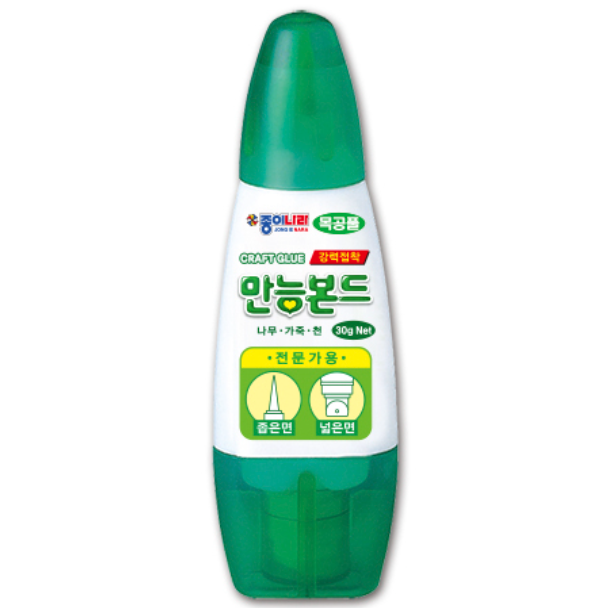 종이나라 목공용 만능본드 30g 12개포장 기능성풀 8,550원