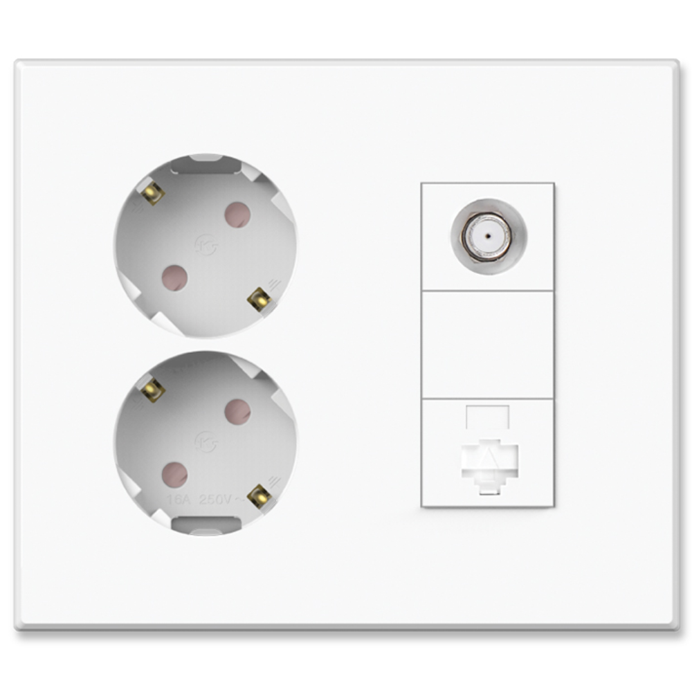 틸인스 Ti1 통합수구 콘센트 2구+CATV 1방/2방+RJ45 (8P) 1구 국산 방꾸미기 셀프인테리어 아크릴타입 인터넷랜선 배선기기 복합콘센트, CATV1방 11,800원