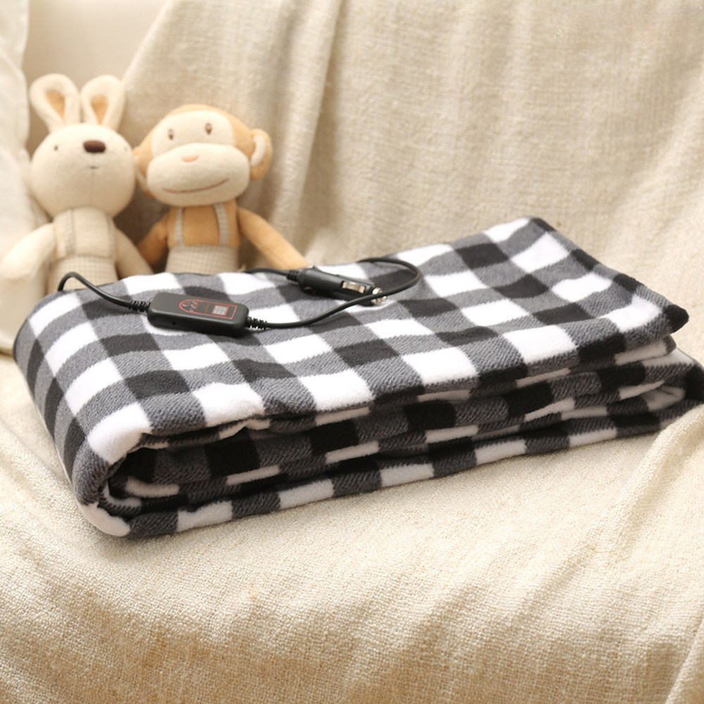 차량용 캠핑용 12V 전용 히트 열선 소프트 벨벳 담요 39,000원